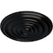 Ekena Millwork Carton Ceiling Medallion (For Canopies up to 2 5/8"), Hand-Painted Jet Black, 12 5/8"OD x 1"P CM13CABLF - alternate 3